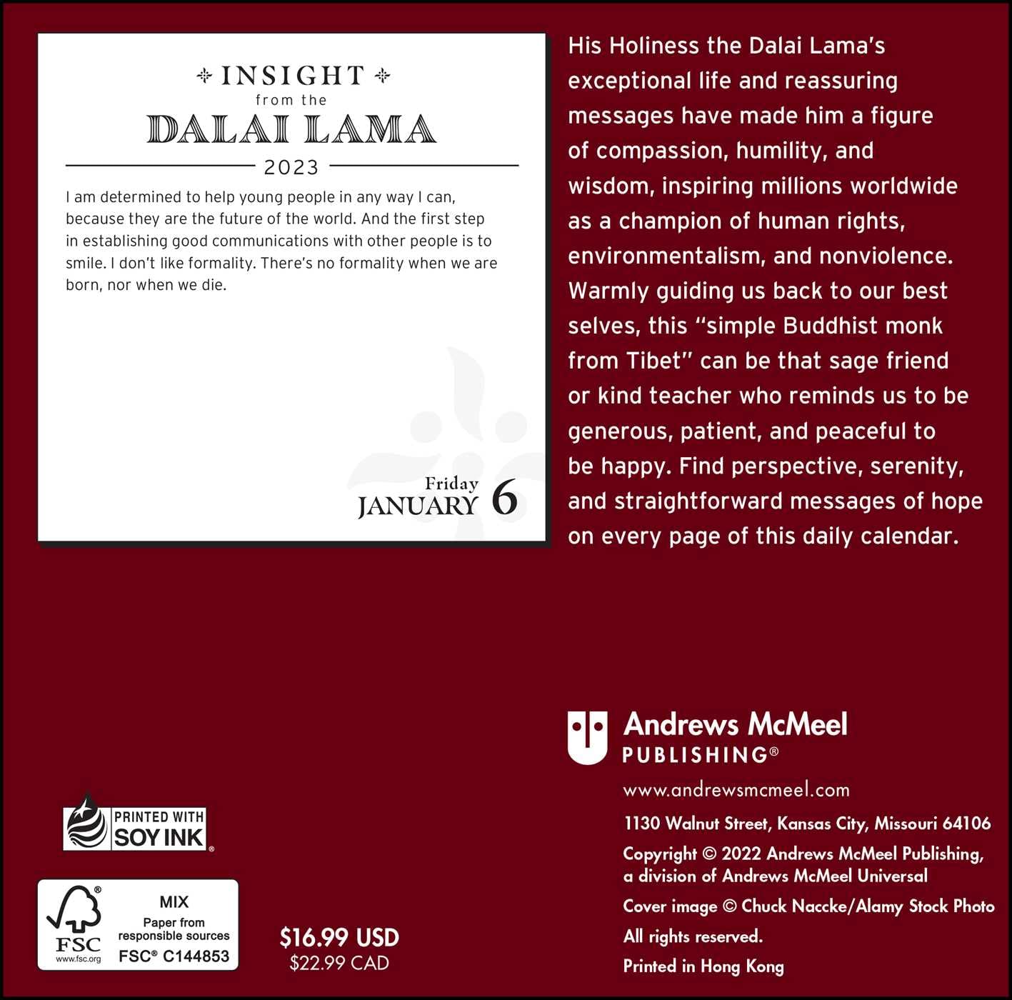 Dalai Lama 2023 Desk Calendar - Calendars.com