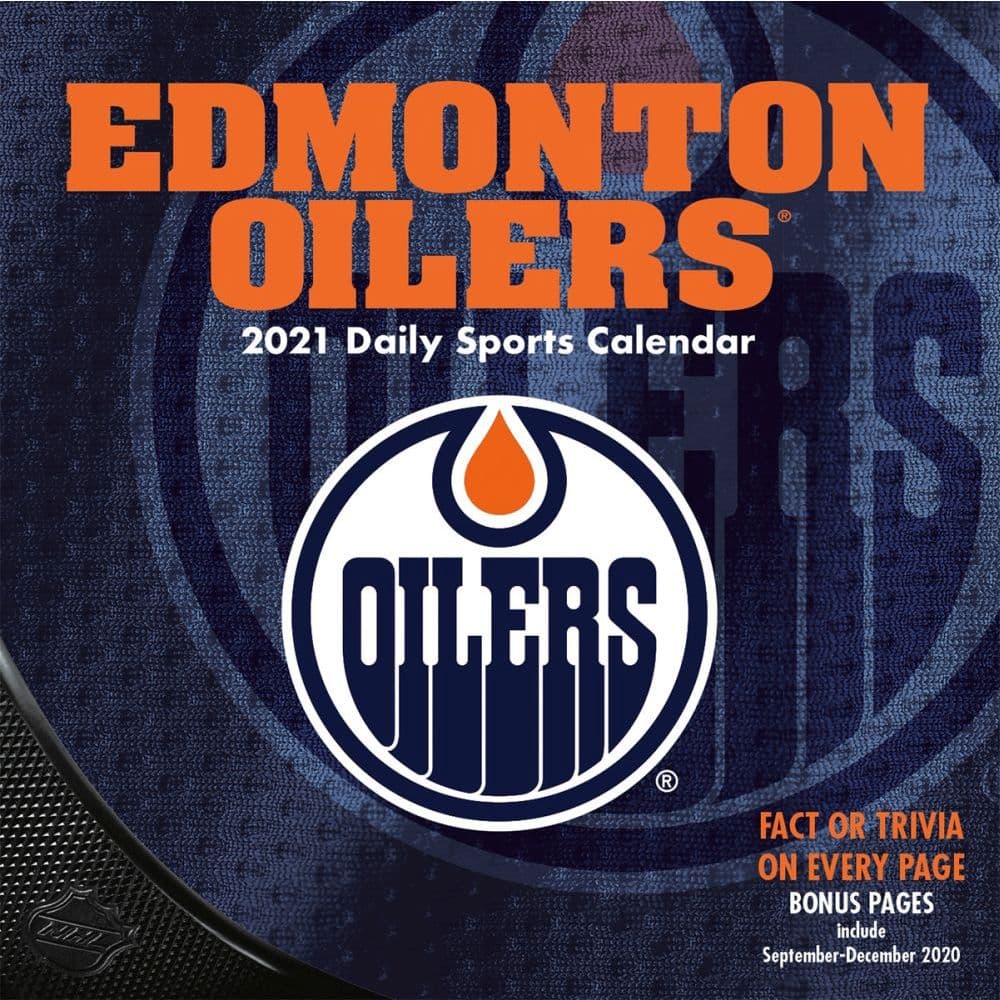 NHL Edmonton Oilers Desk Calendar
