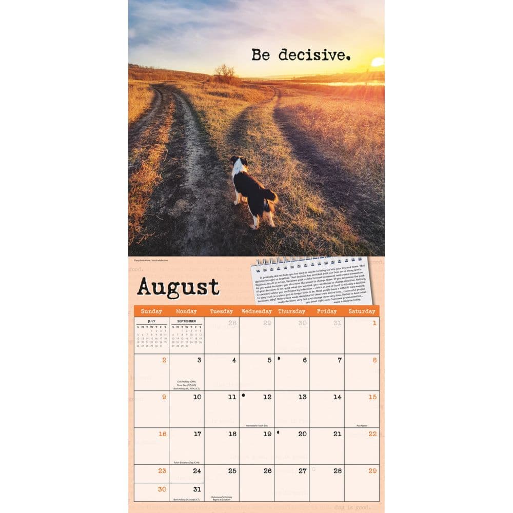 Dog is Good Fur Wisdom 2026 Wall Calendar Third Alternate Images