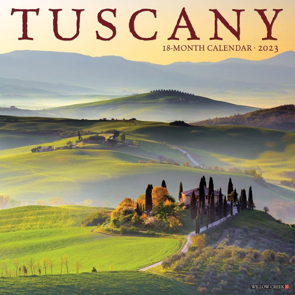 Willow Creek Press Tuscany 2023 Wall Calendar
