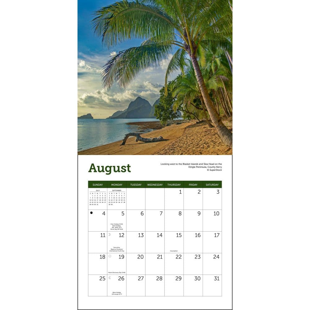 Islands 2024 Mini Wall Calendar