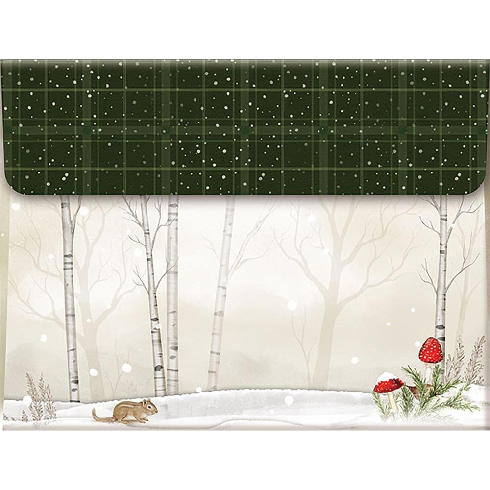 Woodland Snowman Pop-Up Christmas Cards Third Alternate Image