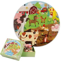 image Farmyard 60 Piece Round Puzzle