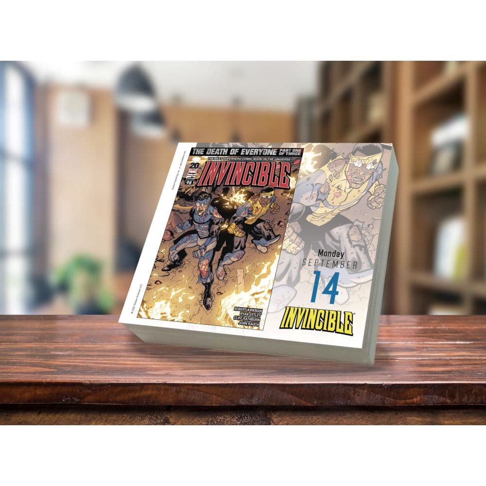 Invincible 2026 Desk Calendar Fourth Alternate Image