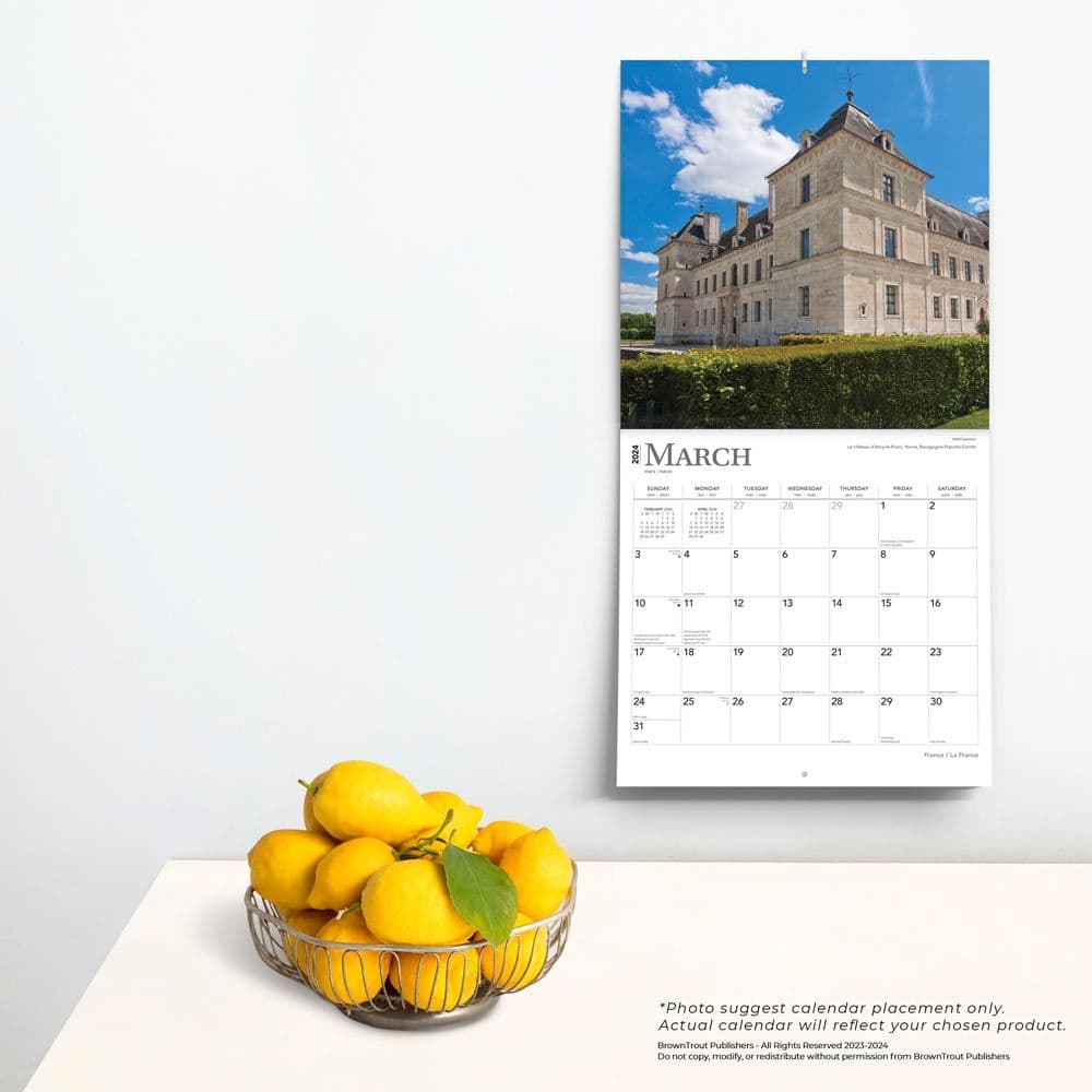 France La France-English French 2024 Wall Calendar Third Alternate Image width=&quot;1000&quot; height=&quot;1000&quot;
