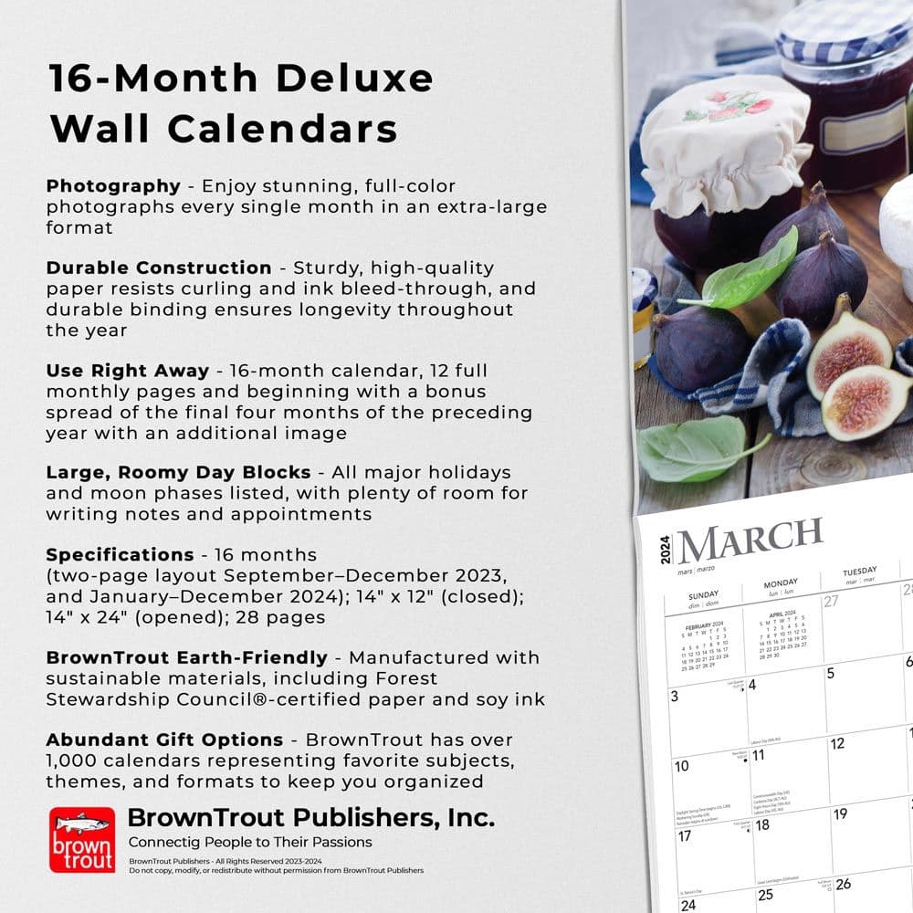 Kitchen Deluxe 2024 Wall Calendar Alternate Image 4
