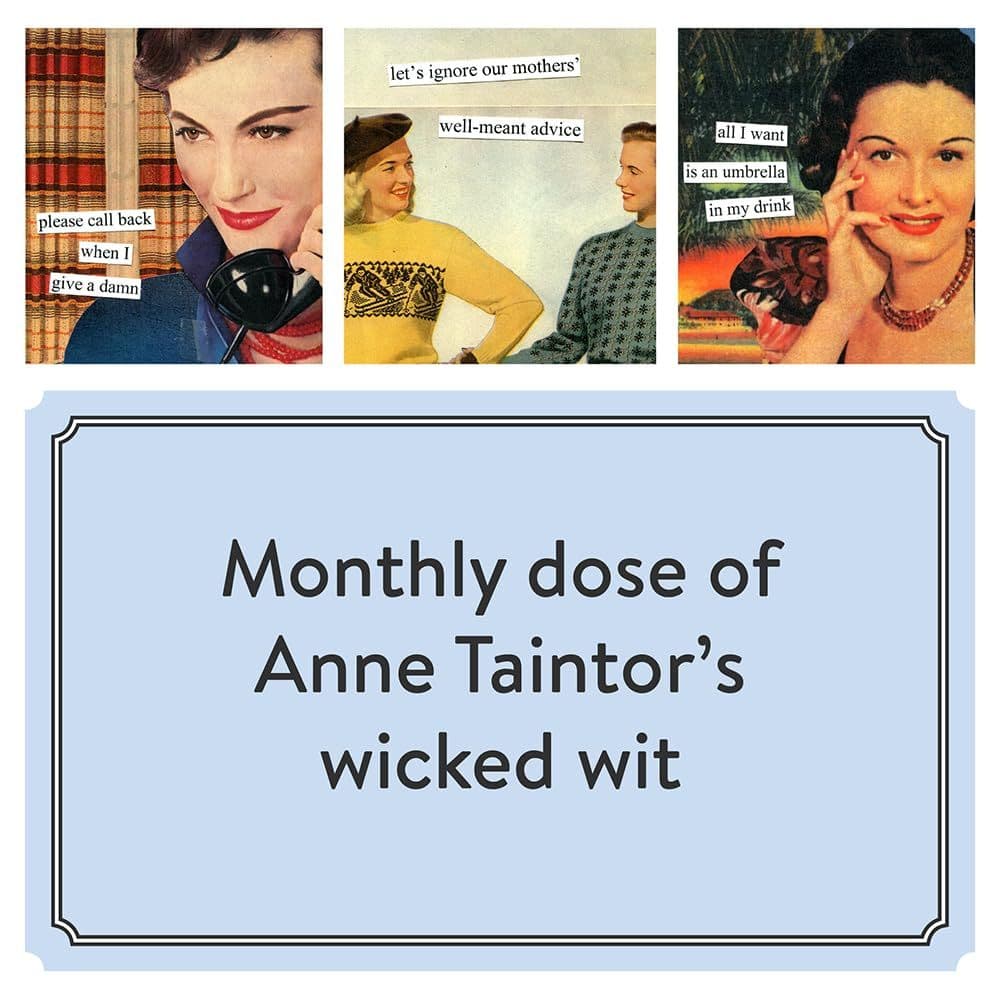 Anne Taintor 2025 Wall Calendar - Calendars.com