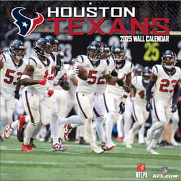 Houston Texans 2025 Wall Calendar