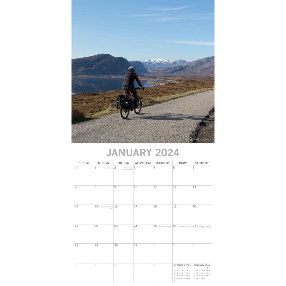 Cycling 2024 Wall Calendar
