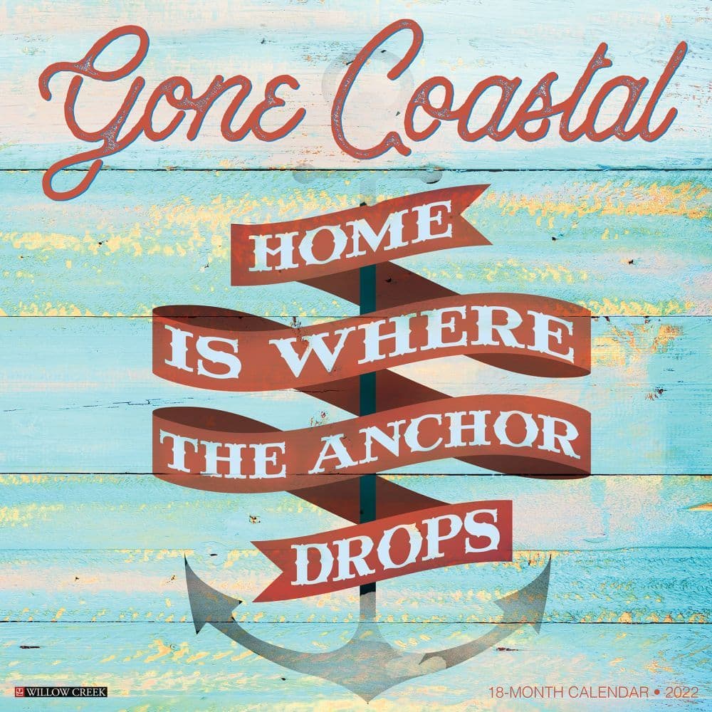 Gone Coastal Art 2022 Wall Calendar