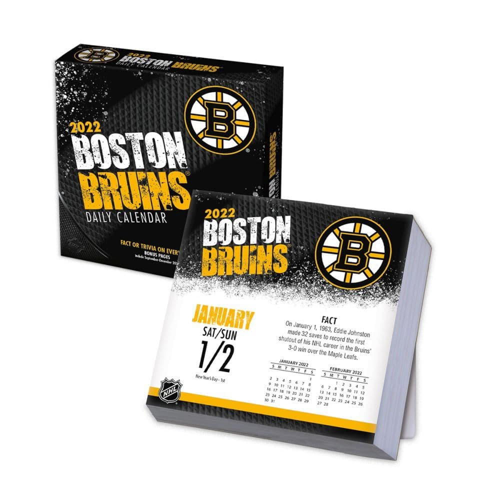 Boston Bruins 2022 calendars