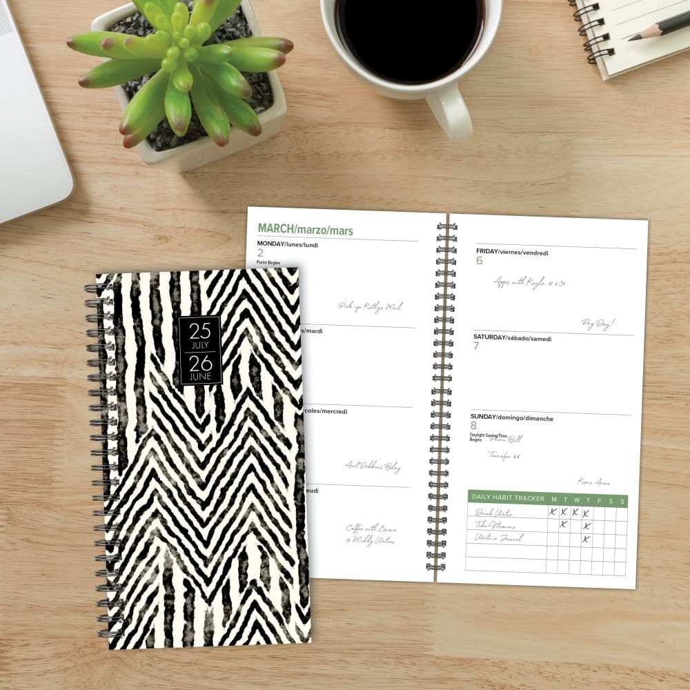 Boho Black Academic 2026 Weekly Spiral Planner Main Image_ALT4