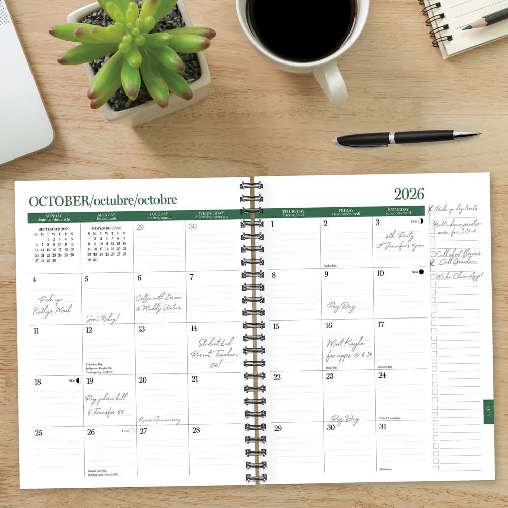 Olive Grove Academic 2027 Weekly Planner Third Alternate Image