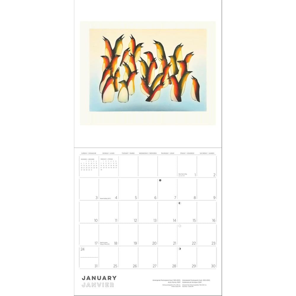 Inuit Art 2027 Wall Calendar Second Alternate Image