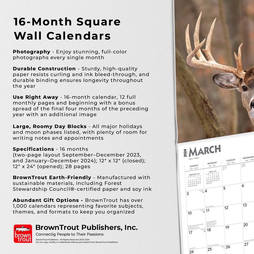 Monster Bucks 2024 Wall Calendar Alternate Image 4