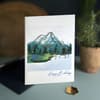 image Quilled Mountain Birthday Card