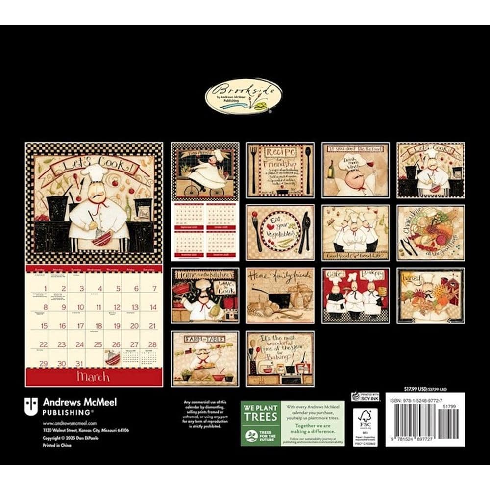 Home In The Kitchen by Dan DiPaolo 2026 Wall Calendar First Alternate image