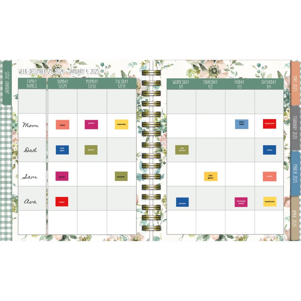 Watercolor Wonder by Lisa Audit 2025 Plan It Planner Second Alternate Image width="1000" height="1000"