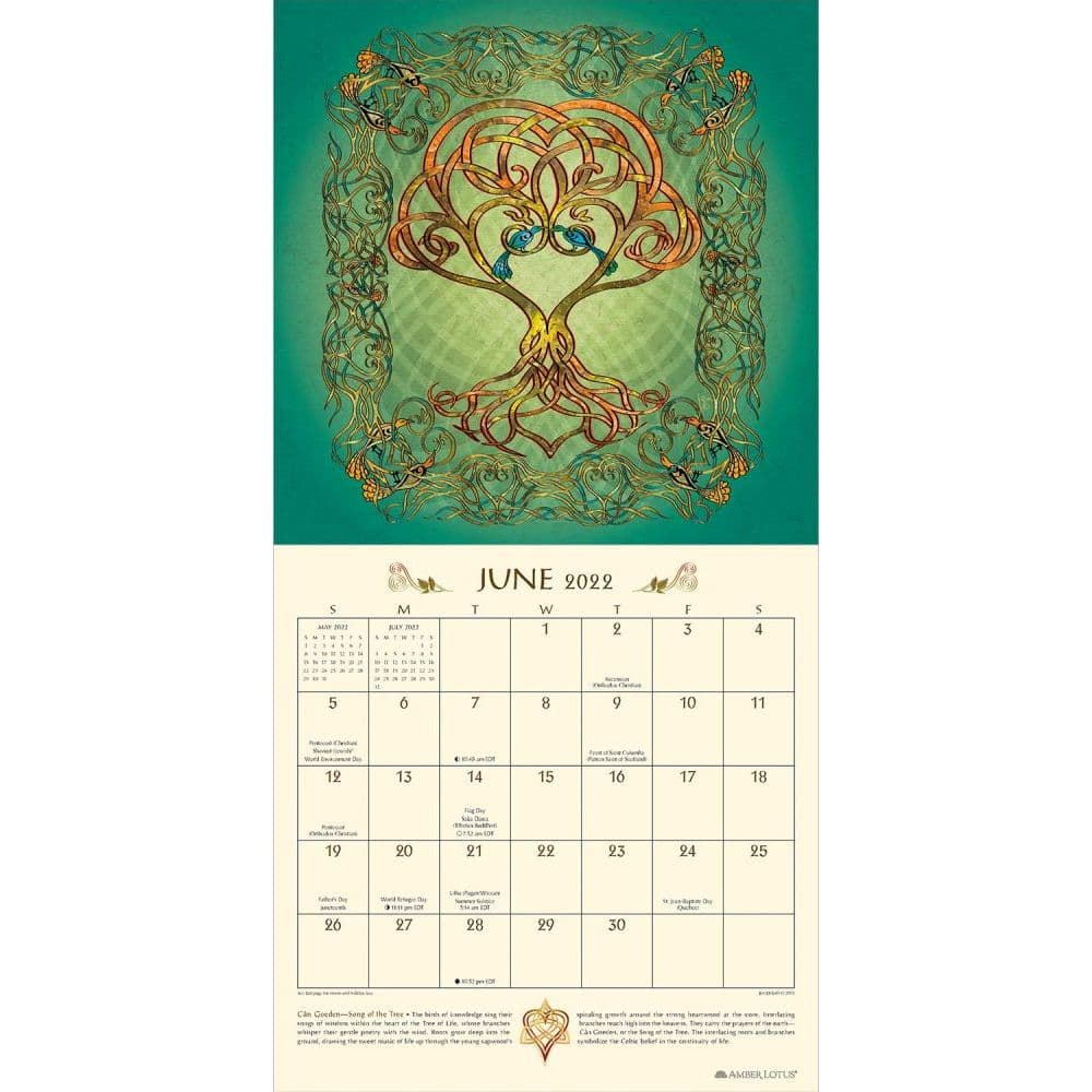 Celtic Mandala 2022 Wall Calendar - Calendars.com