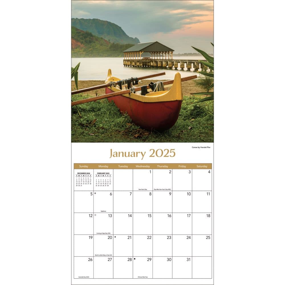 Hawaii 2025 Wall Calendar Second Alternate Image