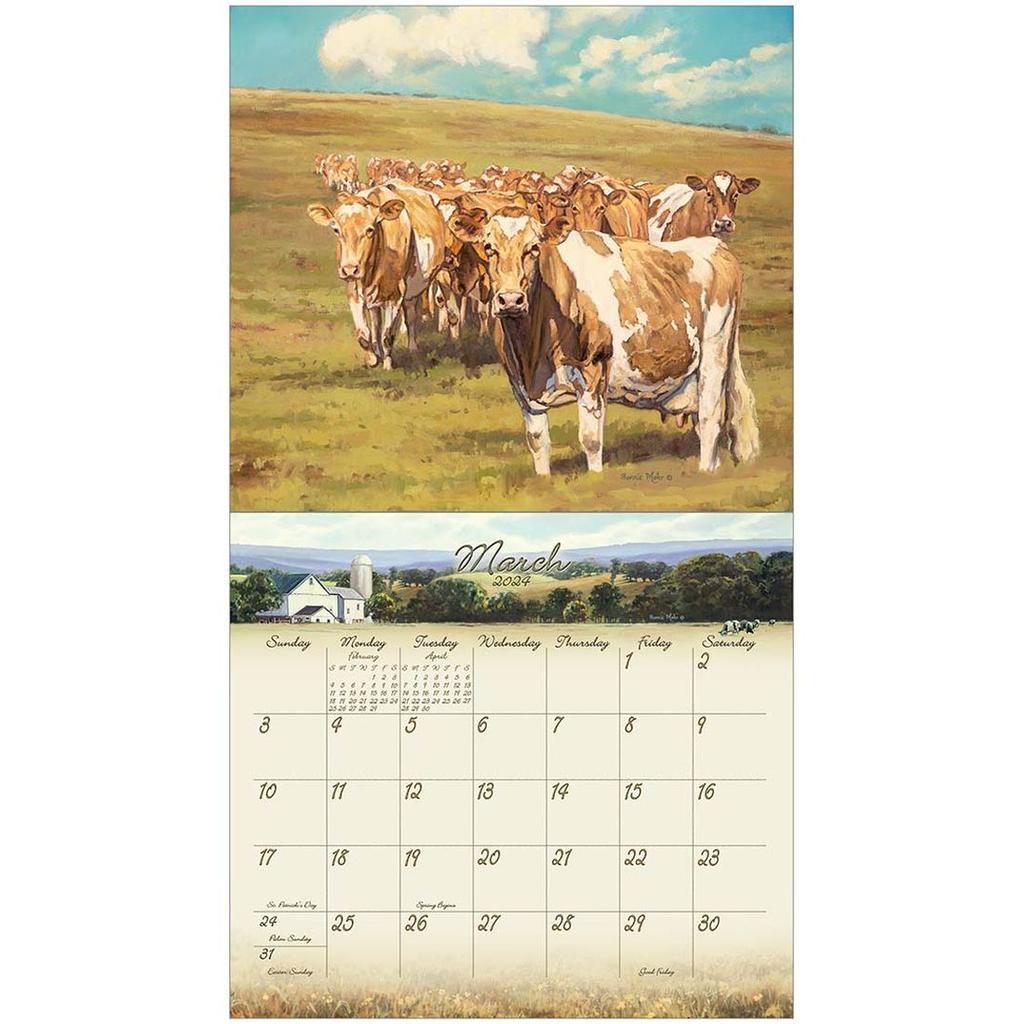 Cows Mohr 2024 Wall Calendar Second Alternate Image width=&quot;1000&quot; height=&quot;1000&quot;