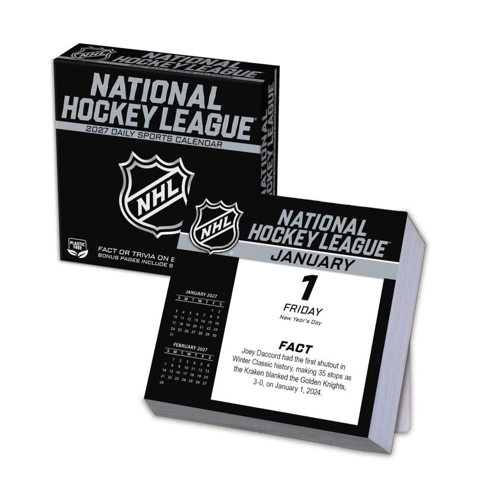 NHL All Team 2027 Desk Calenda Main Product Image