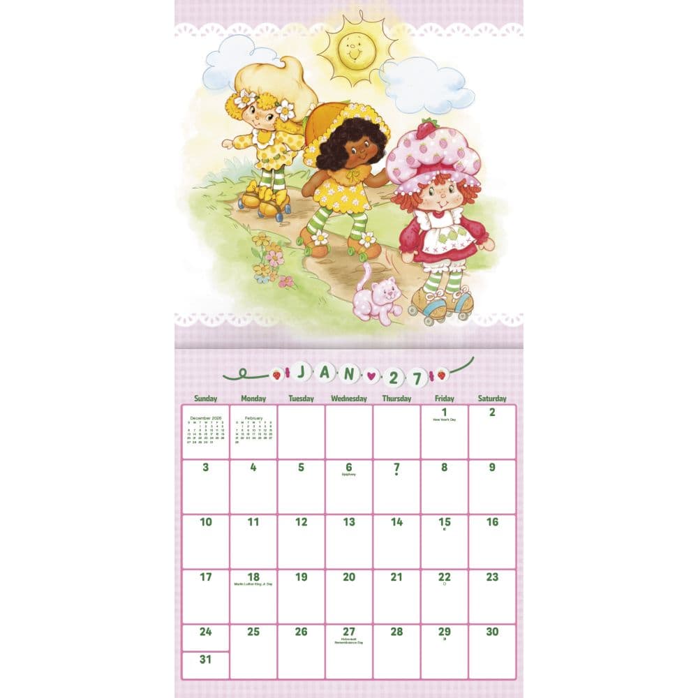 Strawberry Shortcake 2027 Wall Calendar Second Alternate Image