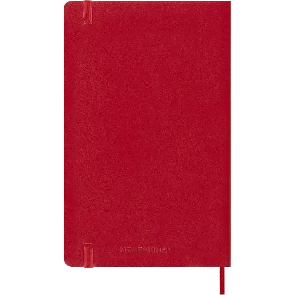 Moleskine Scarlet Red Large Soft Cover 2027 Weekly Planner First Alternate Image