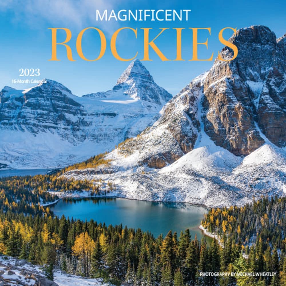 Magnificent Rockies 2023 Mini Wall Calendar