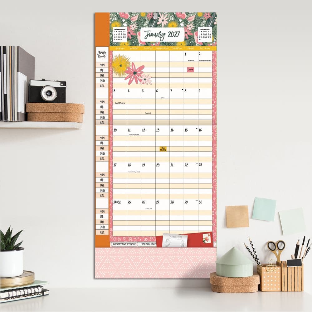Flora and Fauna 2027 Plan It Plus Wall Calendar by Heather Dutton Fifth Alternate Image