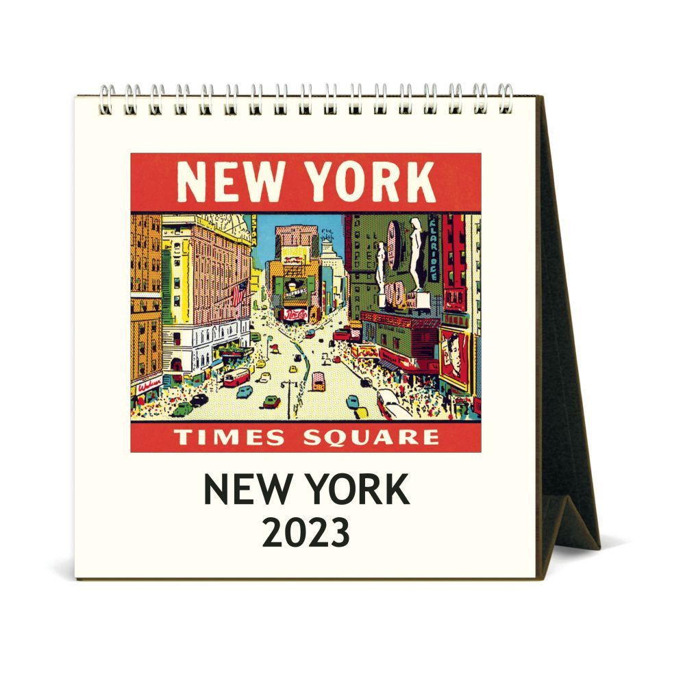 New York 2023 Easel Desk Calendar