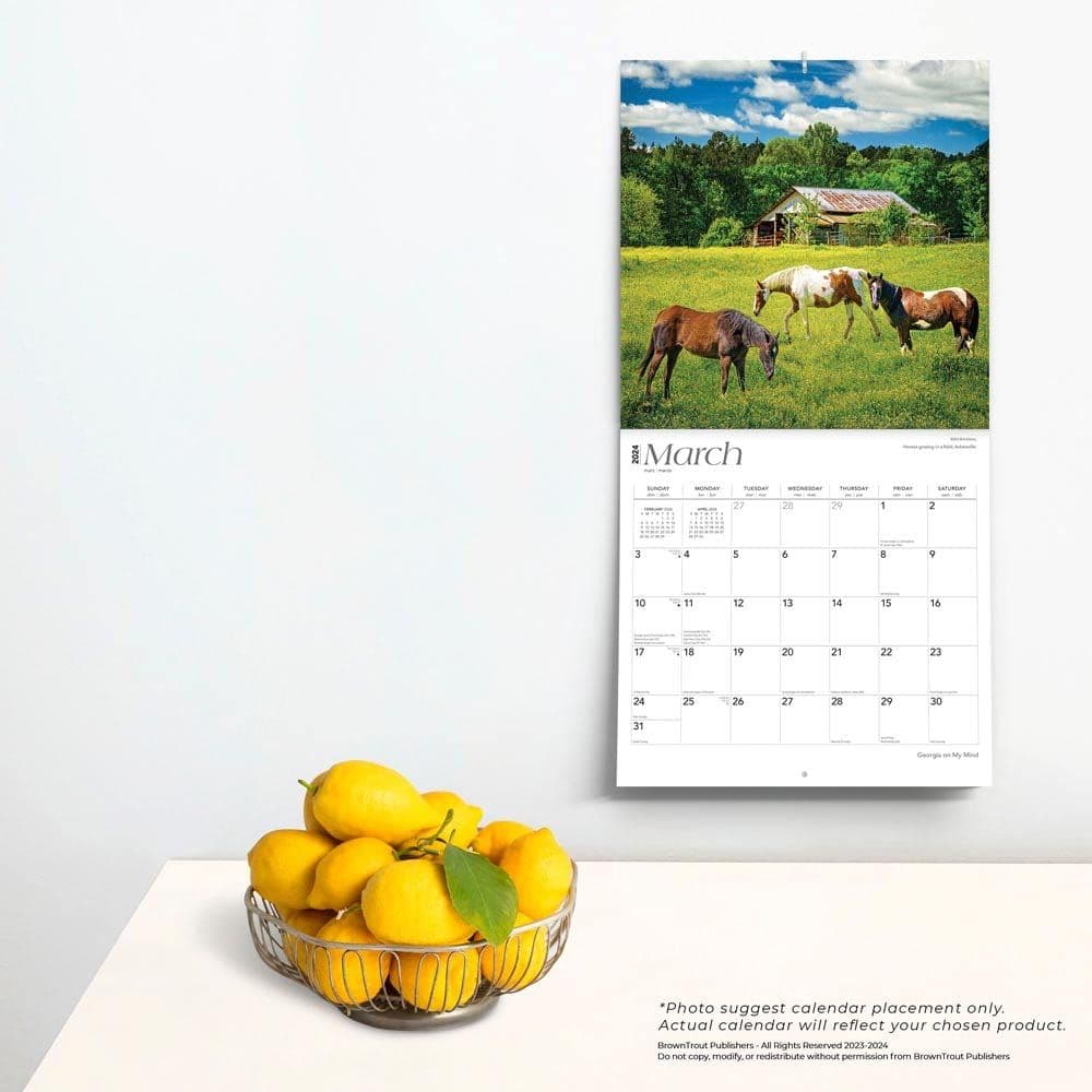 Georgia On My Mind 2024 Wall Calendar Third Alternate Image width=&quot;1000&quot; height=&quot;1000&quot;