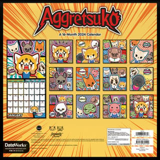 Aggretsuko 2024 Wall Calendar - Calendars.com