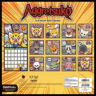 Aggretsuko 2024 Wall Calendar - Calendars.com