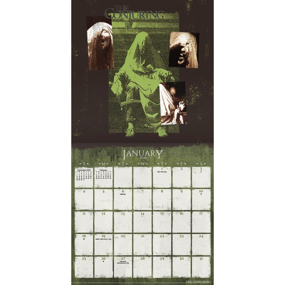Horror Collection 2026 Wall Calendar Second Alternate Image