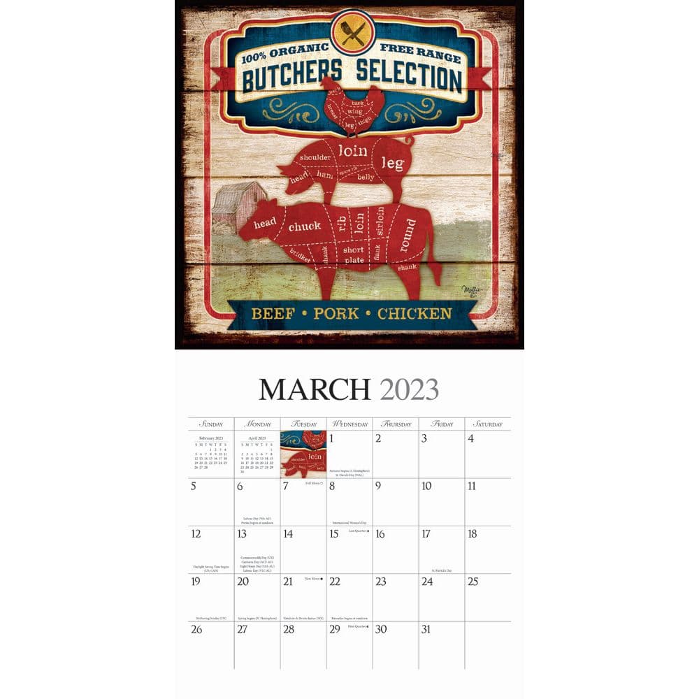 Farmers Market 2023 Wall Calendar - Calendars.com
