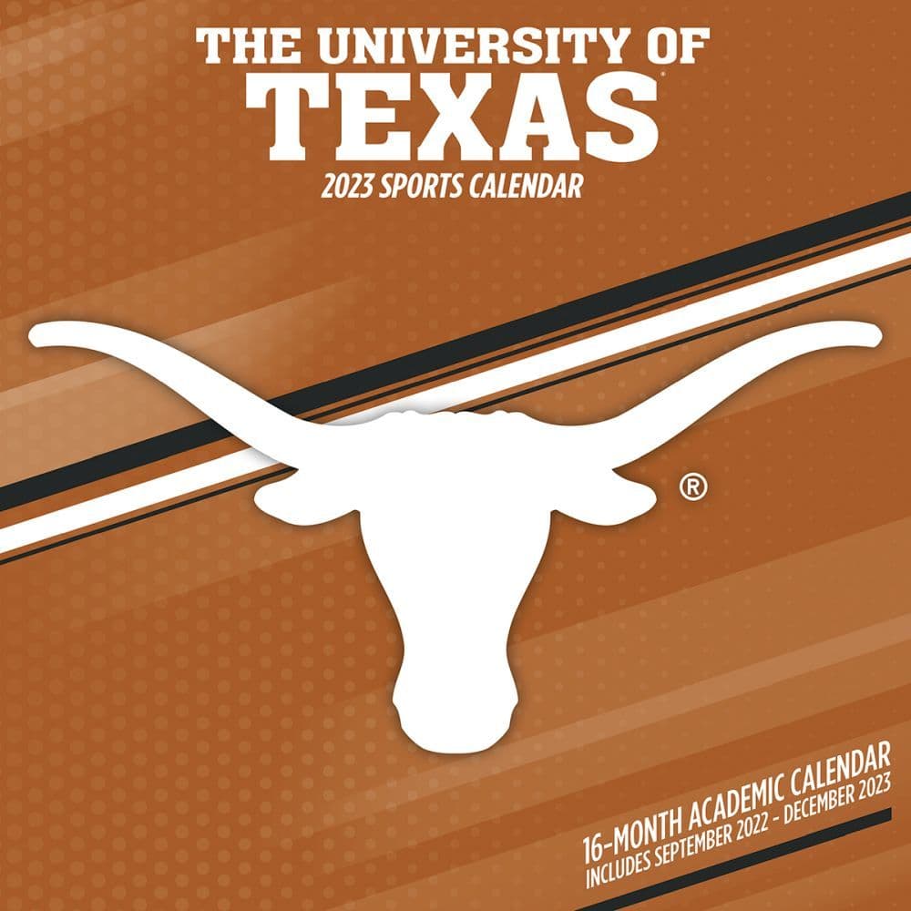 University of Texas Longhorns 2023 Wall Calendar