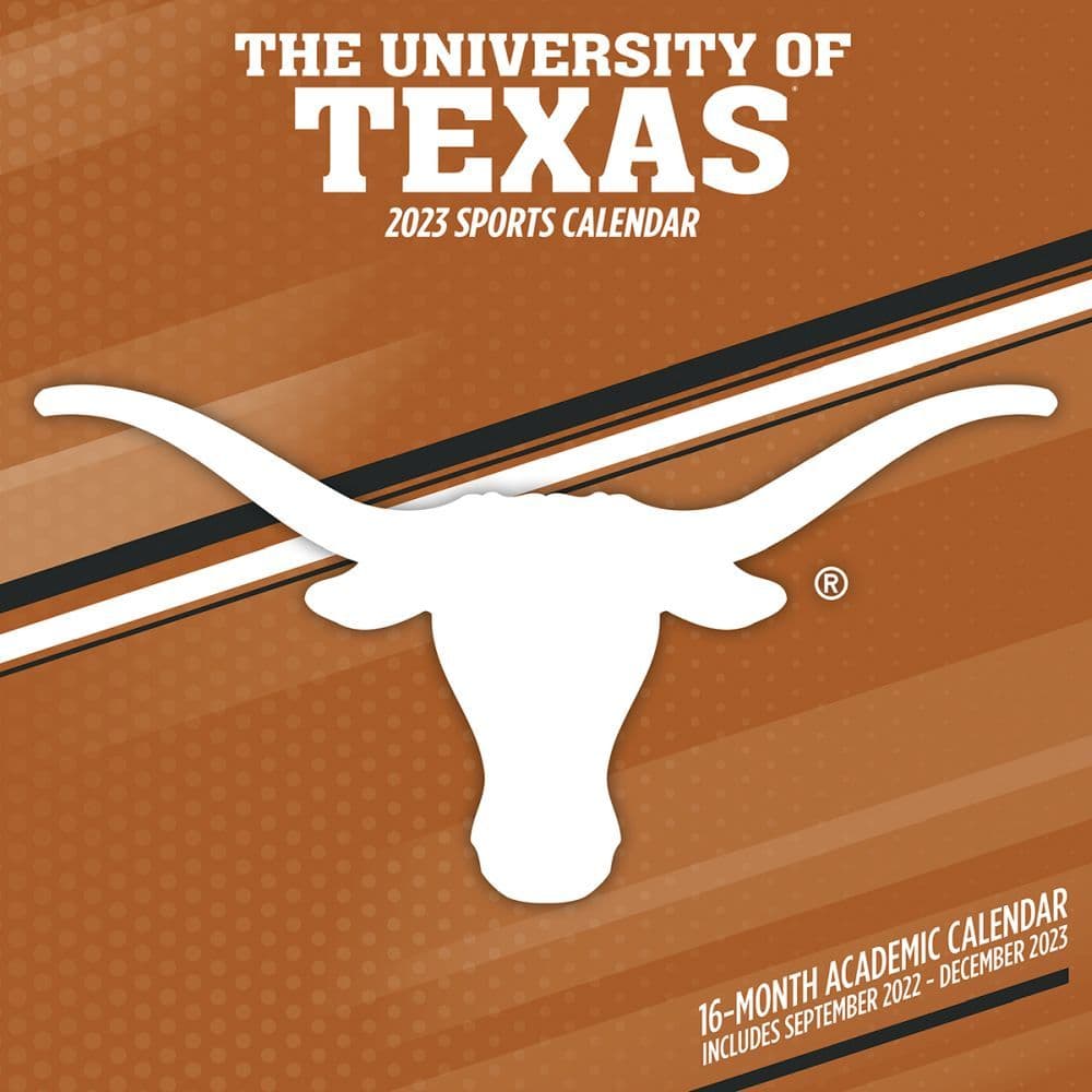 Ut Austin Academic Calendar 2023 Texas Longhorns 2023 Wall Calendar - Calendars.com