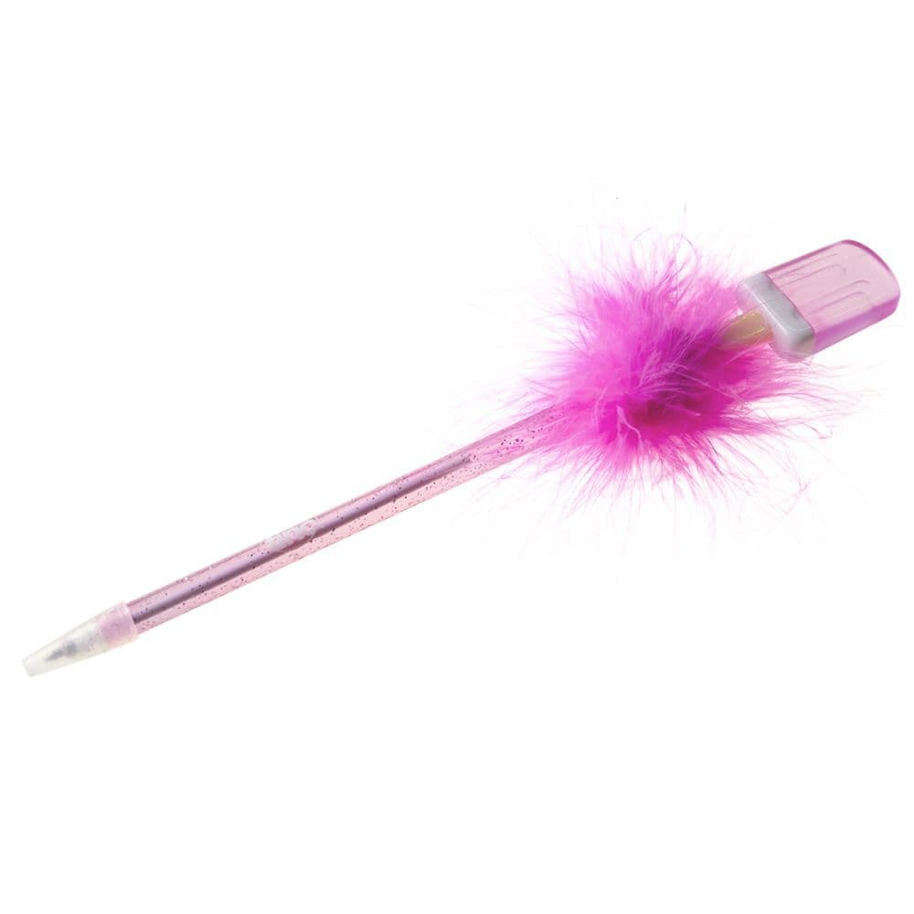 Mallo Pink Feather Pen Ice Lolly