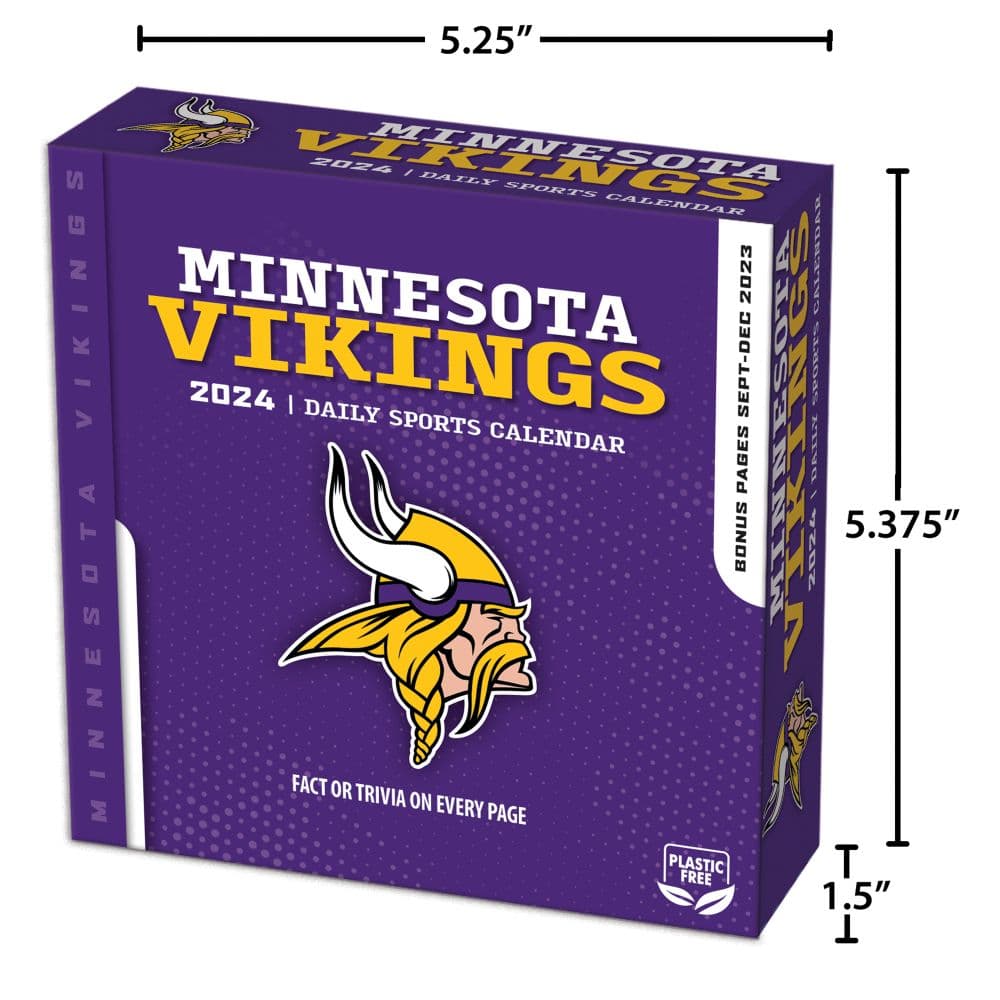 Minnesota Vikings 2025 Desk Calendar