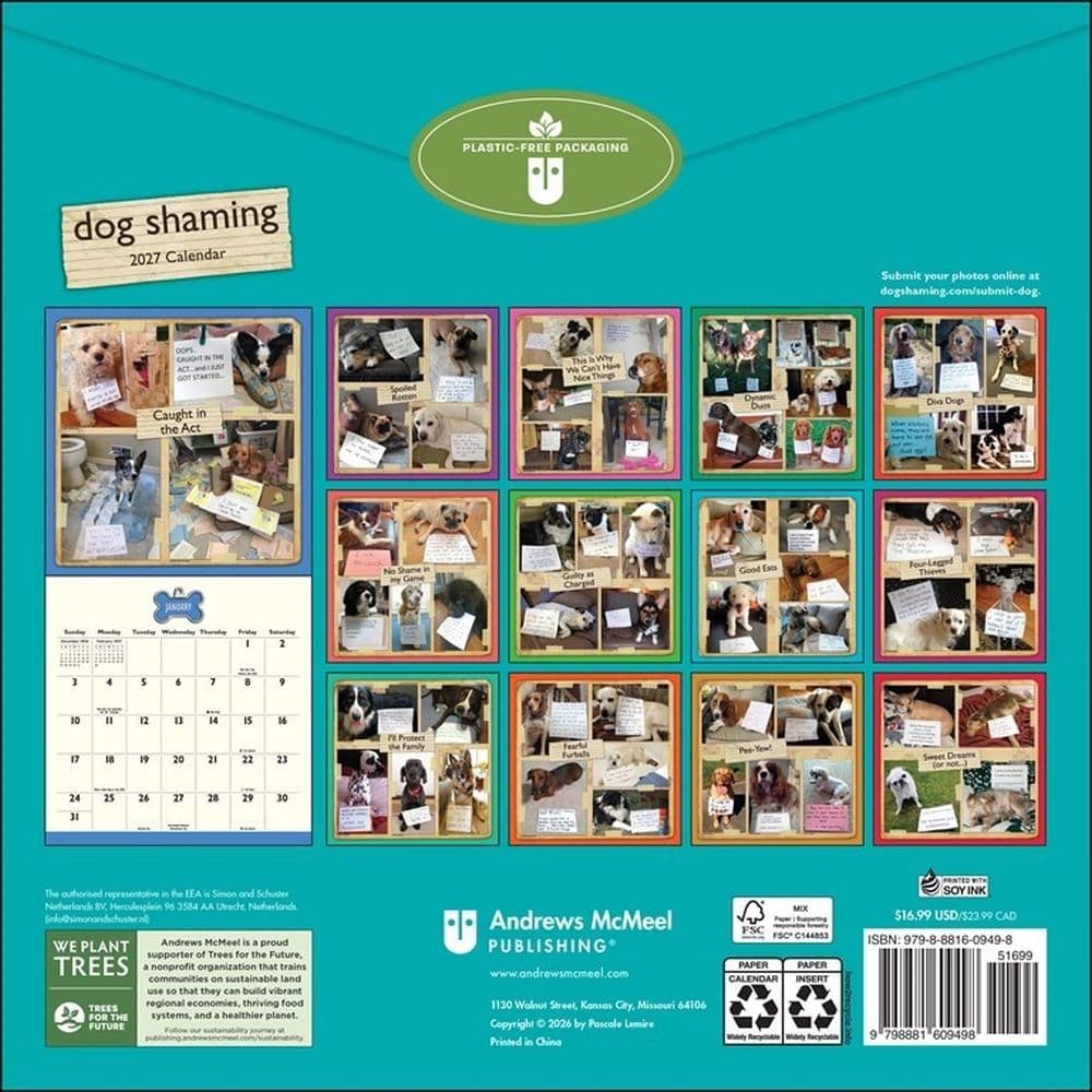 Dog Shaming 2027 Wall Calendar First Alternate Image
