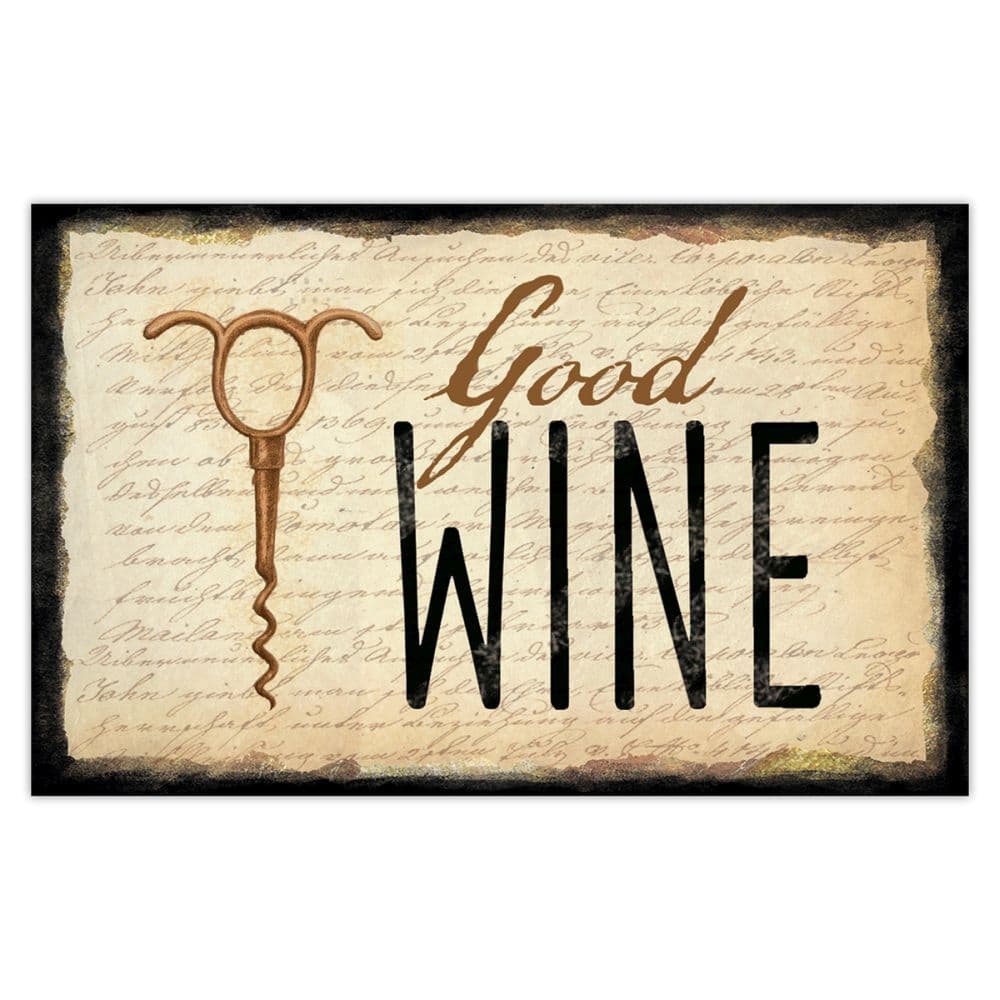 Gilded Wine Tri-Fold Sign by Susan Winget Alternate Image 3