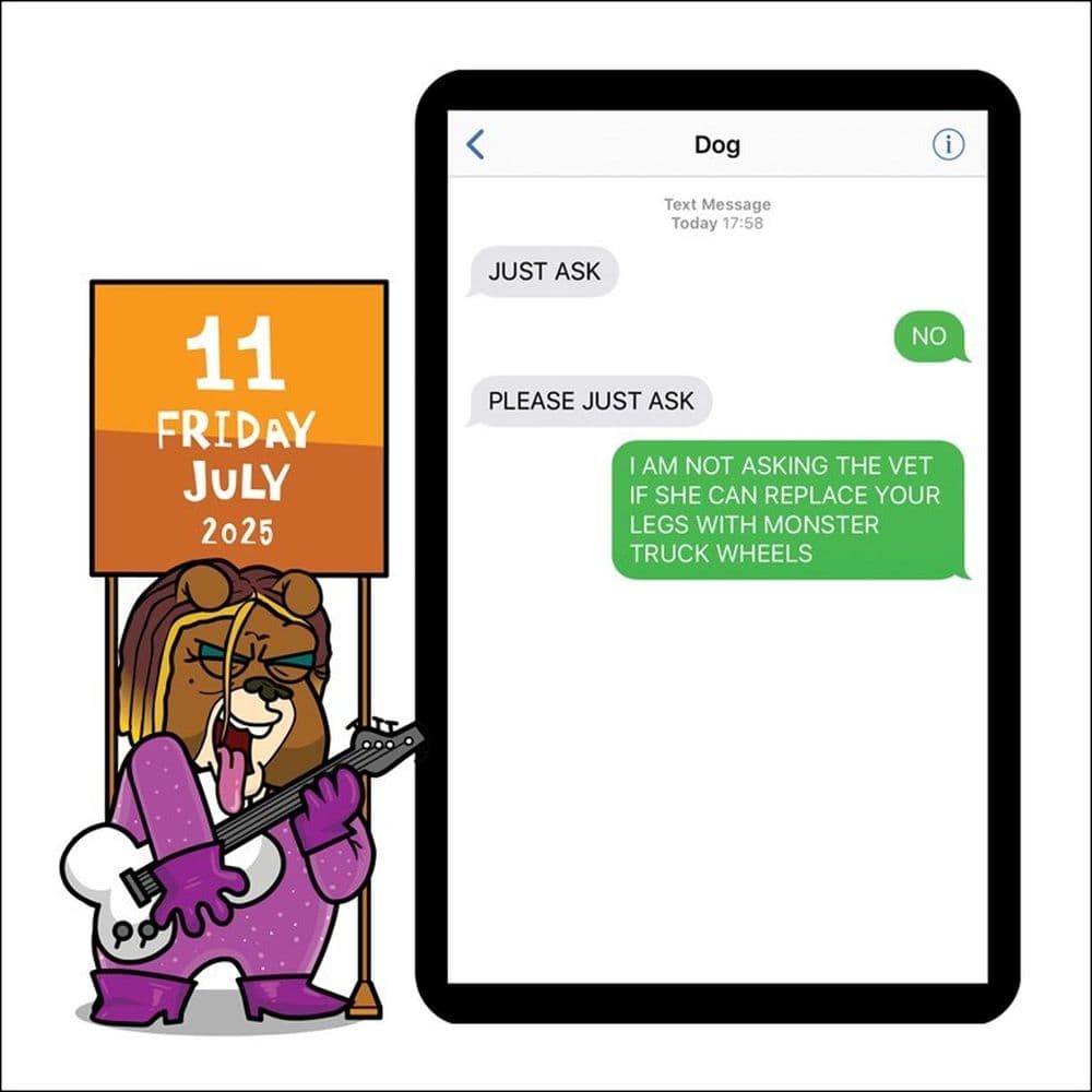 Texts from Dog 2025 Desk Calendar Third Alternate Image width=&quot;1000&quot; height=&quot;1000&quot;