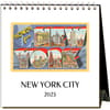 image Nostalgic New York City 2025 Easel Desk Calendar Main Image