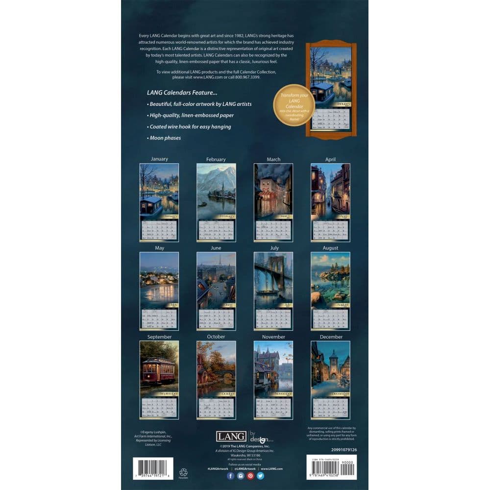 Around The World Vertical Wall Calendar - Calendars.com