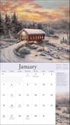 image Kinkade Collectors Edition 2025 Wall Calendar January