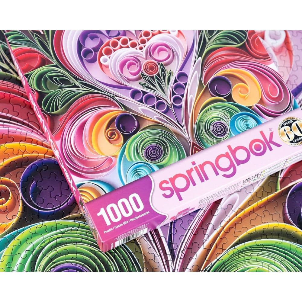 Paper Hearts 1000 Piece Puzzle Fifth Alternate Image