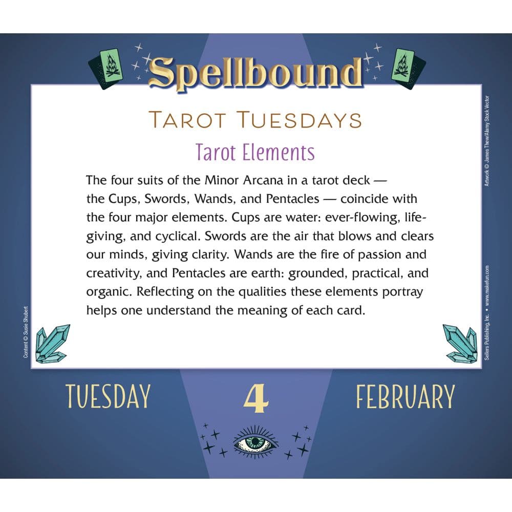 Whimsical Witchcraft Magic 2025 Desk Calendar