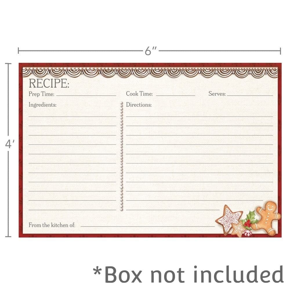 Holidays are Homemade Recipe Cards Third Alternate Image