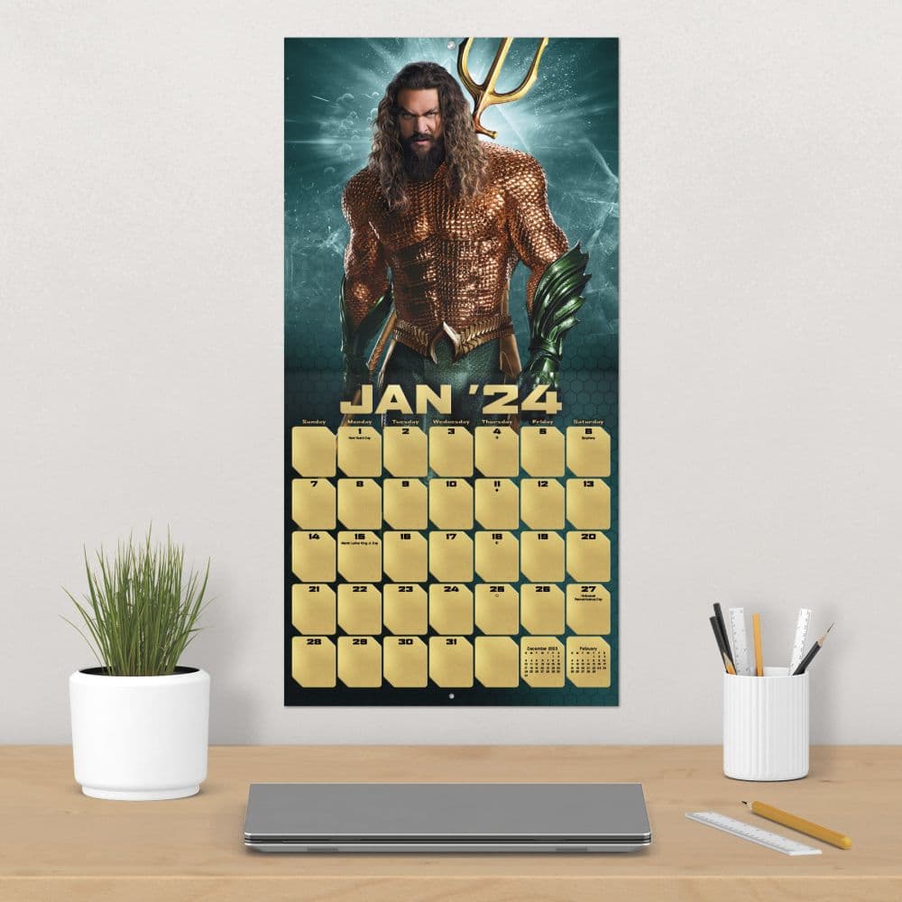 Aquaman and the Lost Kingdom 2024 Wall Calendar Third Alternate Image width=&quot;1000&quot; height=&quot;1000&quot;